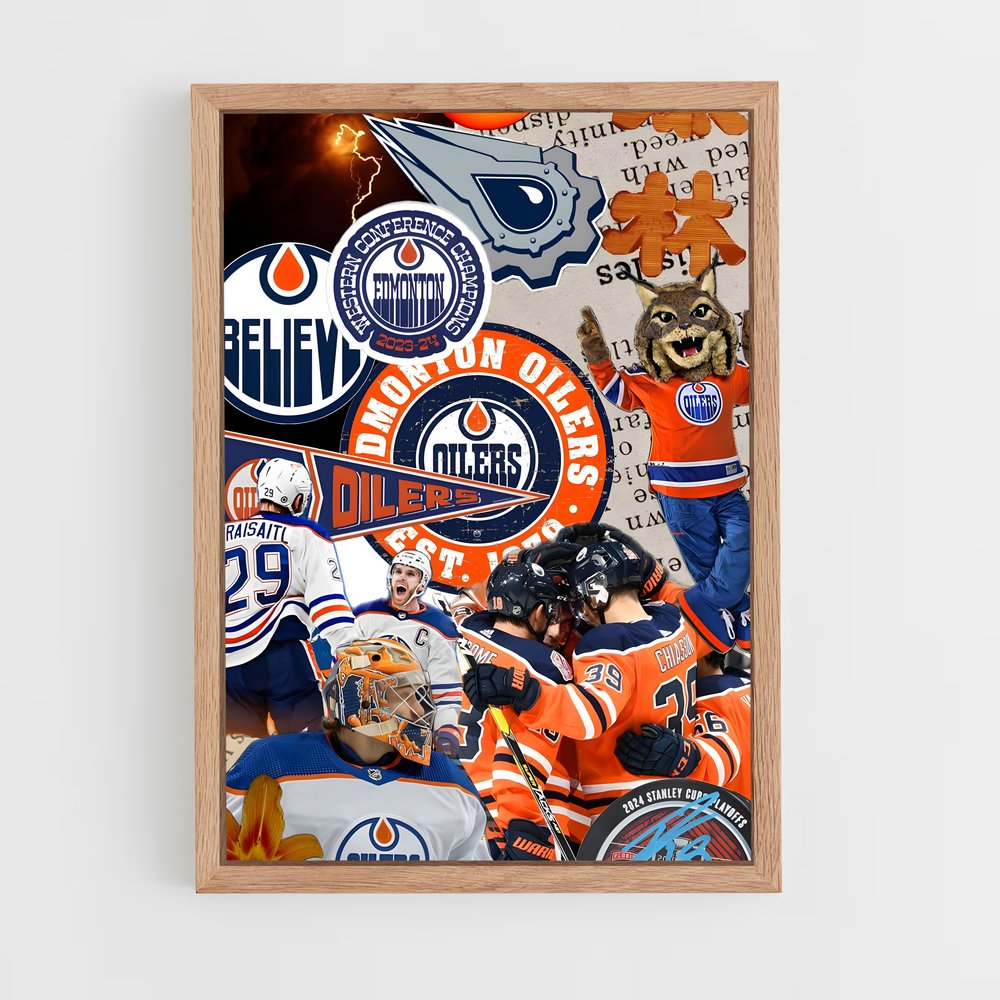 Poster Edmonton United – affiche Hockey sur glace (vue 4)